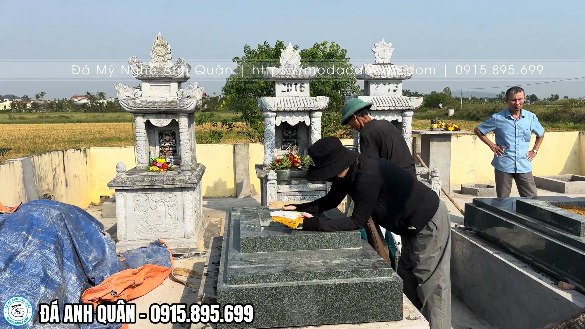 Lựa chọn Mộ đá Granit đẹp, trang trọng và phù hợp? #modagranite 33 Thi công, xây dựng nhanh chóng với chi phí hợp lý.