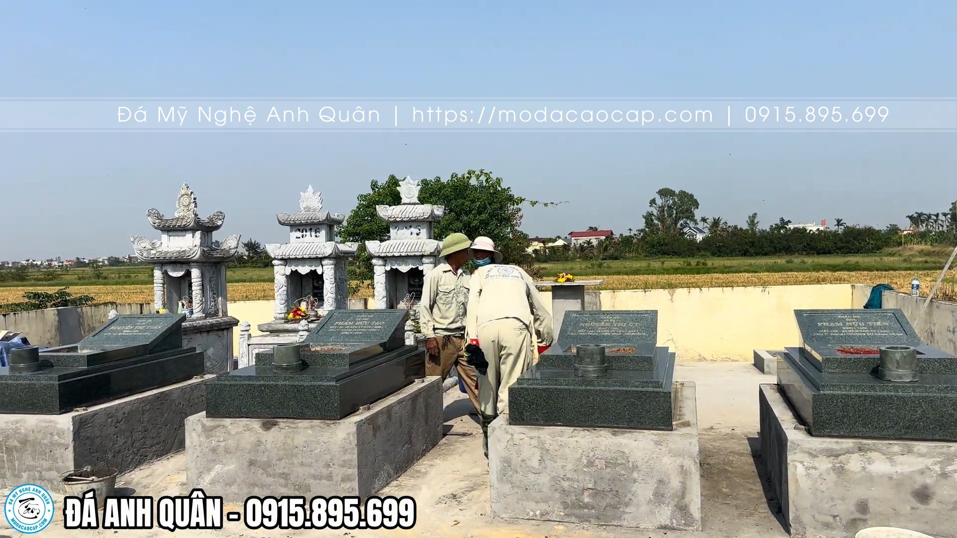 Lựa chọn Mộ đá Granit đẹp, trang trọng và phù hợp? #modagranite 32 Xây mộ đẹp chuẩn phong thuỷ, tâm linh tại Đá Anh Quân.