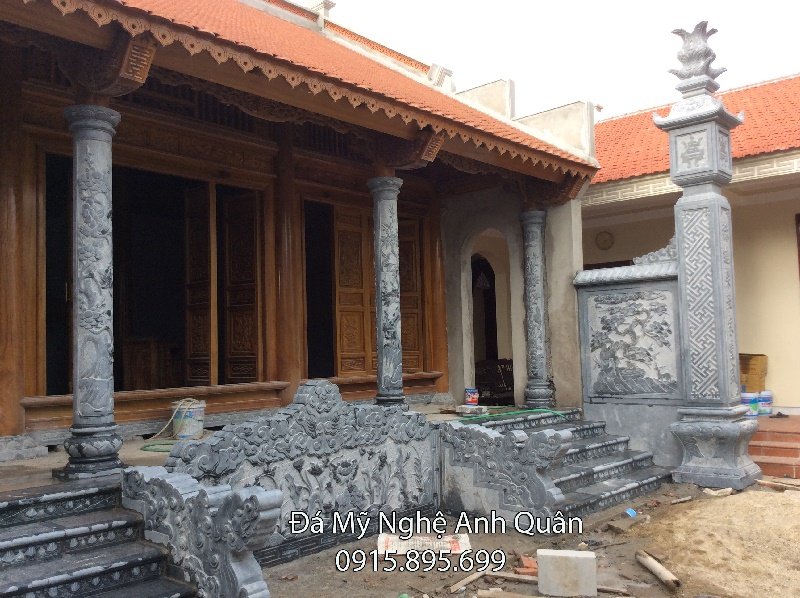Cột đá, chế tác cột đá nhà thờ tại Ninh Bình