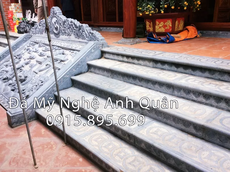 Bậc thềm đá, Chiếu đá Hoa Sen- Đá mỹ nghệ Anh Quân Ninh Bình
