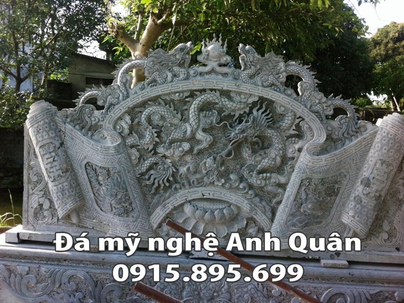 Mẫu cuốn thư đá ĐẸP nhà Anh Luận ở Hà Tĩnh
