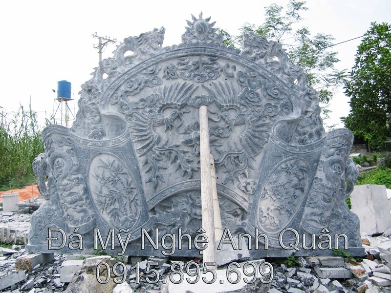 Mẫu cuốn thư đá ĐẸP nhà Anh Hải Lái Xe ở Ninh Bình