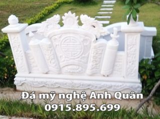 Mẫu cuốn thư đá ĐẸP nhà Bác Thành ở Hậu Giang