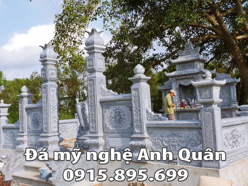 Toan canh khu lang mo da Nguyễn tộc chi Lăng mộ đẹp tại Nam Định
