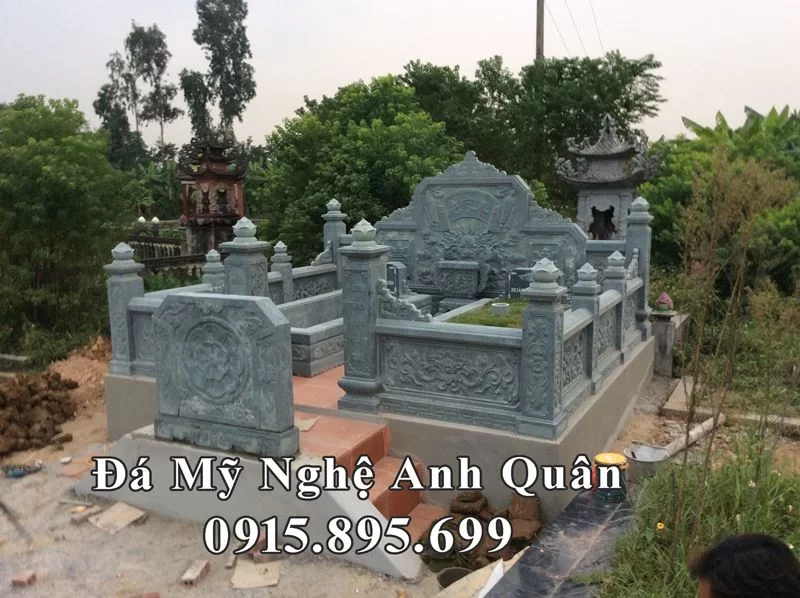 Tổng quan Khu Lăng Mộ Đá xanh rêu - Mẫu Lăng Mộ Đá An táng 1 lần tại Thái Bình