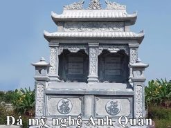 Mẫu Mộ đá đôi hai mái