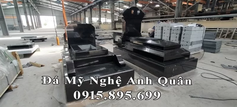 Mộ đá Hoa cương (Granite) đẹp Anh Quân Ninh Bình.