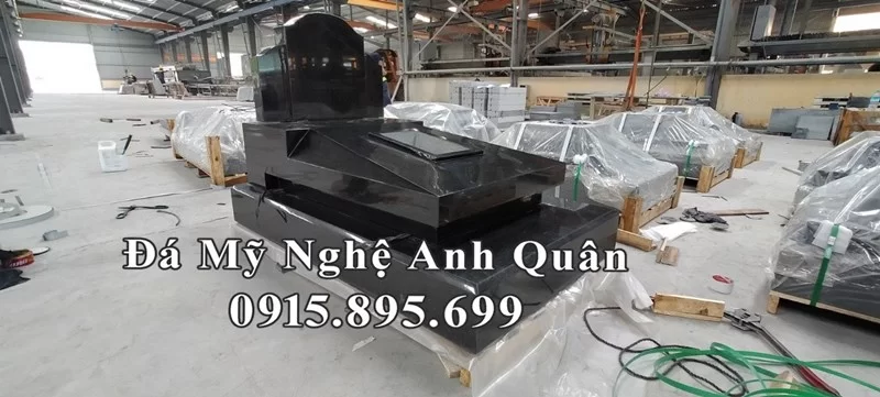 Mộ đá hoa cương (Mộ đá granite) cao cấp.