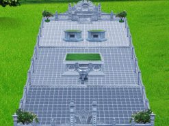 Thiet ke Phoi canh Khu Lang Mo da Luc giac dep