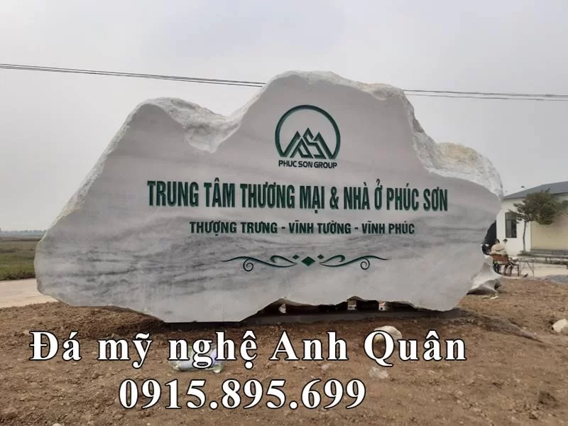 Mau Bia da tu nhien cho Trung tam Thuong mai va Nha o Phuc Son