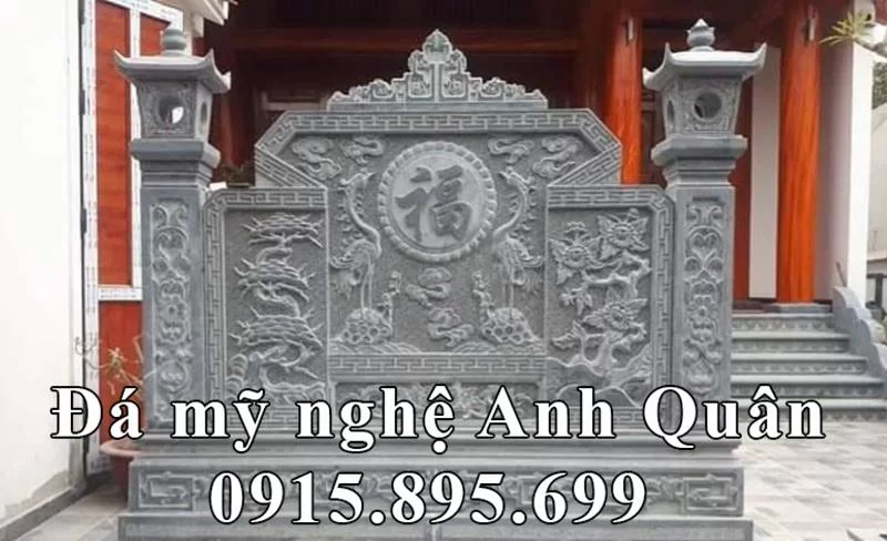 Mẫu Cuốn thư đá Nhà thờ họ đẹp, ấn tượng nhất hiện nay 34 Mau Cuon thu da Nha tho ho