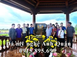 Lăng Mộ đá granite nhập khẩu Ấn Độ đẹp 10 Mo da hoa cuong dep