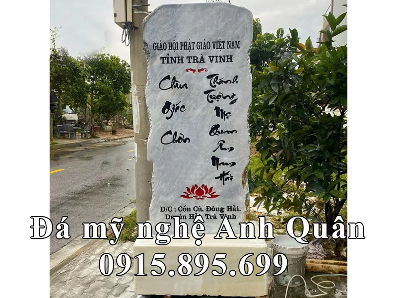 Bang hieu da trang Chua Giac Chon tai Tra Vinh