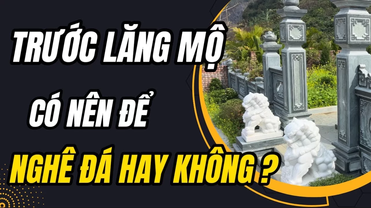 co nen dat tuong da truoc khu lang mo hay khong