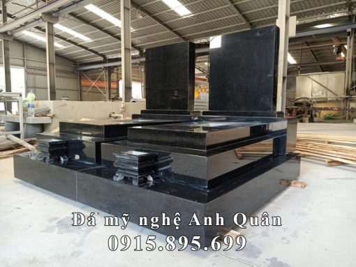 Mẫu Mộ đá đôi Granite đẹp hiện nay.