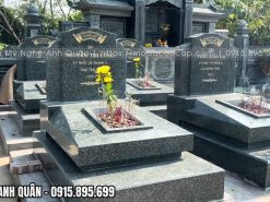 Mẫu Mộ đá granite cao cấp của Đá Anh Quân Ninh Bình.