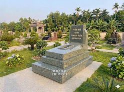 Mộ đá granite 3 cấp được lựa chọn nhiều hiện nay