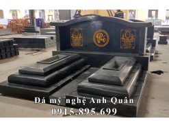 Lăng Mộ đôi bằng đá granite đẹp